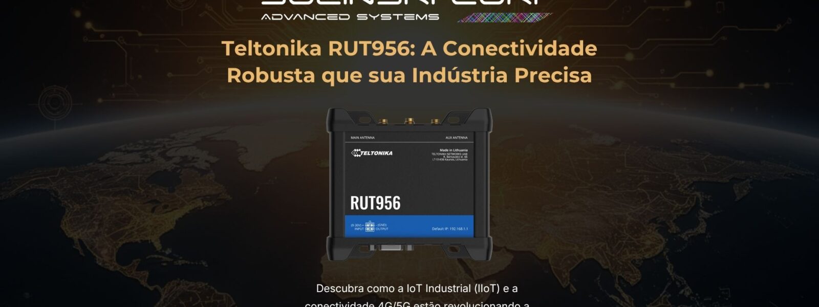 Teltonika RUT956: A Conectividade Robusta que sua Indústria Precisa