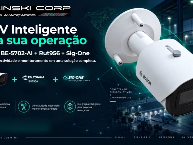 CFTV-Inteligente Bosch NBE-5702-Al + Rut956 + Sig-One