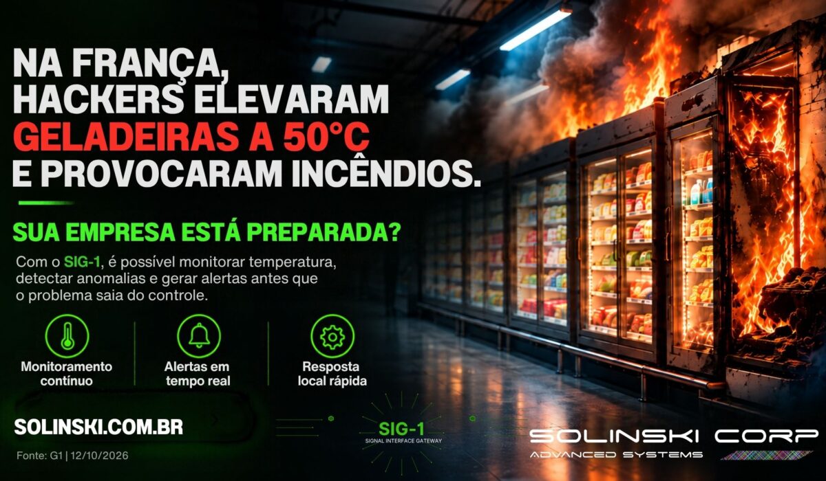 Ataque hacker a supermercados na França: como o SIG-1 pode ajudar a prevenir prejuízos, superaquecimento e incêndios